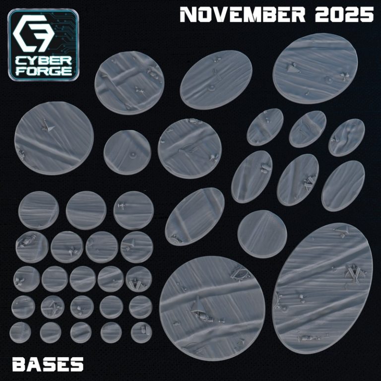 赛博锻工迷你模型 - 2025年11月 - 3D打印动漫角色模型|Cyber Forge Miniatures – November 2025 – 3D Print Model