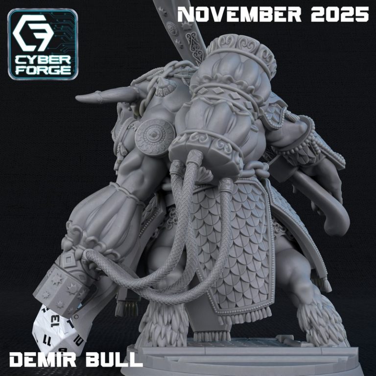 赛博锻工迷你模型 - 2025年11月 - 3D打印动漫角色模型|Cyber Forge Miniatures – November 2025 – 3D Print Model