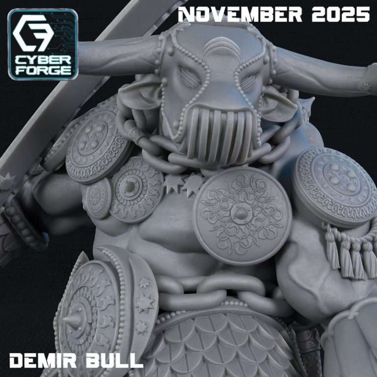 赛博锻工迷你模型 - 2025年11月 - 3D打印动漫角色模型|Cyber Forge Miniatures – November 2025 – 3D Print Model