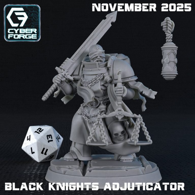 赛博锻工迷你模型 - 2025年11月 - 3D打印动漫角色模型|Cyber Forge Miniatures – November 2025 – 3D Print Model