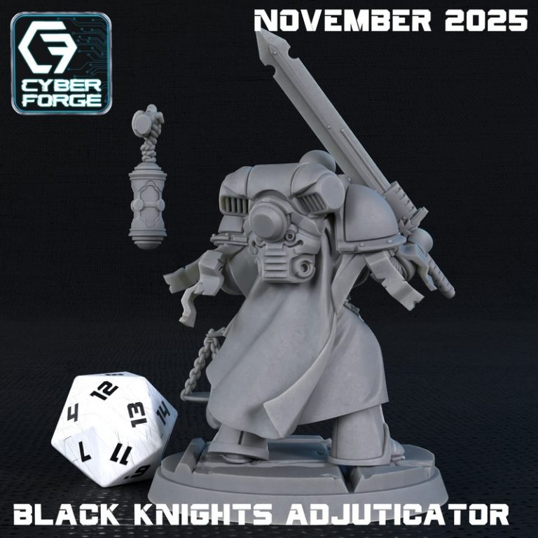 赛博锻工迷你模型 - 2025年11月 - 3D打印动漫角色模型|Cyber Forge Miniatures – November 2025 – 3D Print Model