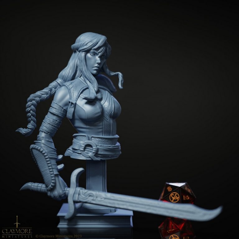 Claymore迷你模型——来自森林的3D打印角色|Claymore Miniatures – It Comes from the Woods – 3D Print Model