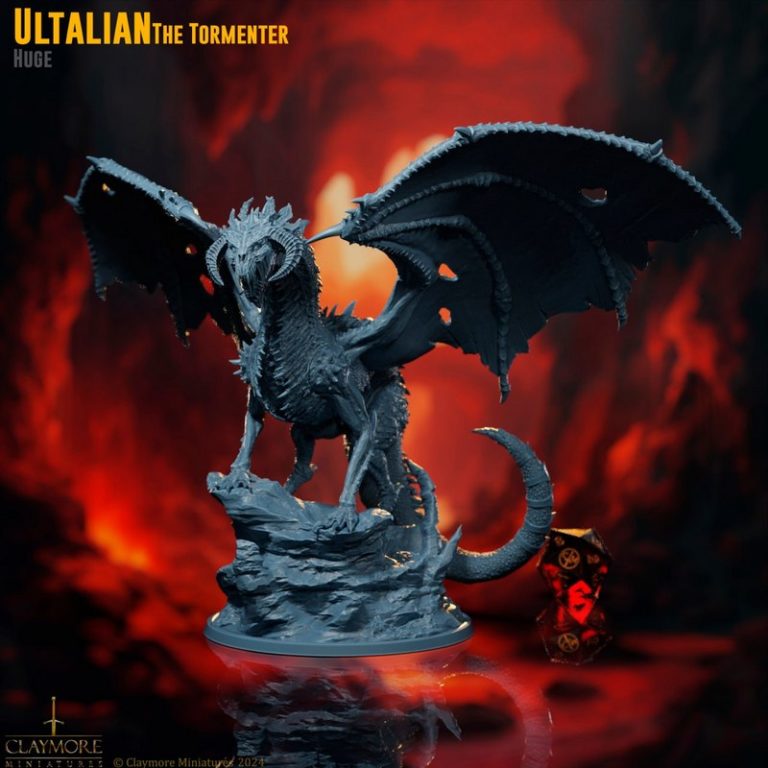 龙女王召唤 3D打印模型套装|Claymore Miniatures – Calling of the Dragon Queen – Bundle – 3D Print Model