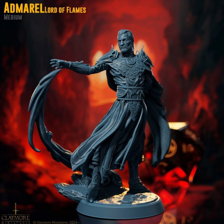 龙女王召唤 3D打印模型套装|Claymore Miniatures – Calling of the Dragon Queen – Bundle – 3D Print Model