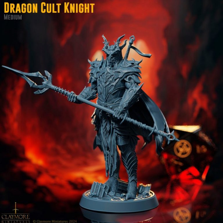 龙女王召唤 3D打印模型套装|Claymore Miniatures – Calling of the Dragon Queen – Bundle – 3D Print Model