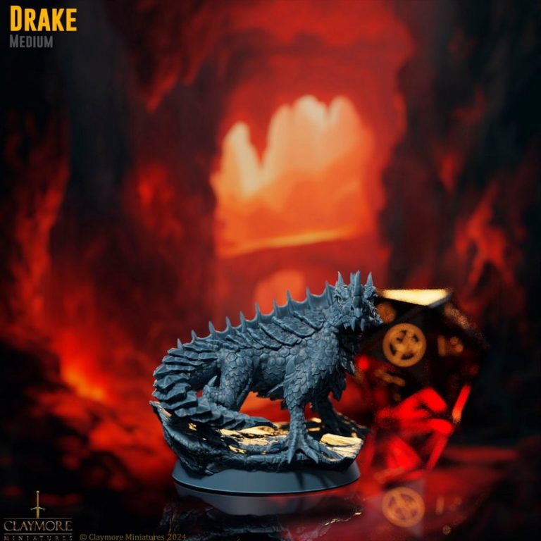 龙女王召唤 3D打印模型套装|Claymore Miniatures – Calling of the Dragon Queen – Bundle – 3D Print Model