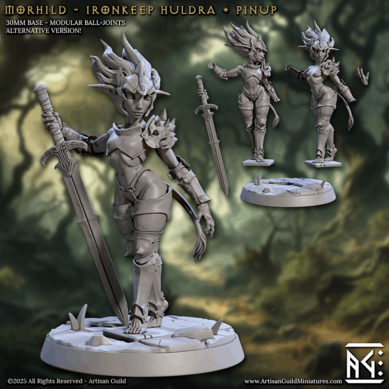 铁砧 guild 11 月 2025 作品： trolls 3D 打印模型|Artisan Guild – November 2025 – Ironkeep War – Trolls – 3D Print Model