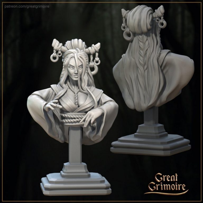 失落的诅咒圣所——3D打印模型|Great Grimoire – Lost Shrine of the Damned – 3D Print Model