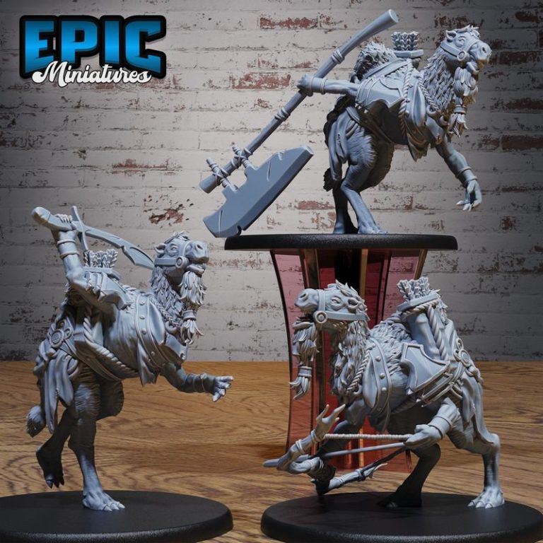 埃及死亡沙漠套装：木乃伊与法老军队3D打印模型|Epic Miniatures – Death Desert Set – Mummy and Egypt Encounter – Pharaoh Army Collection – 3D Print Model