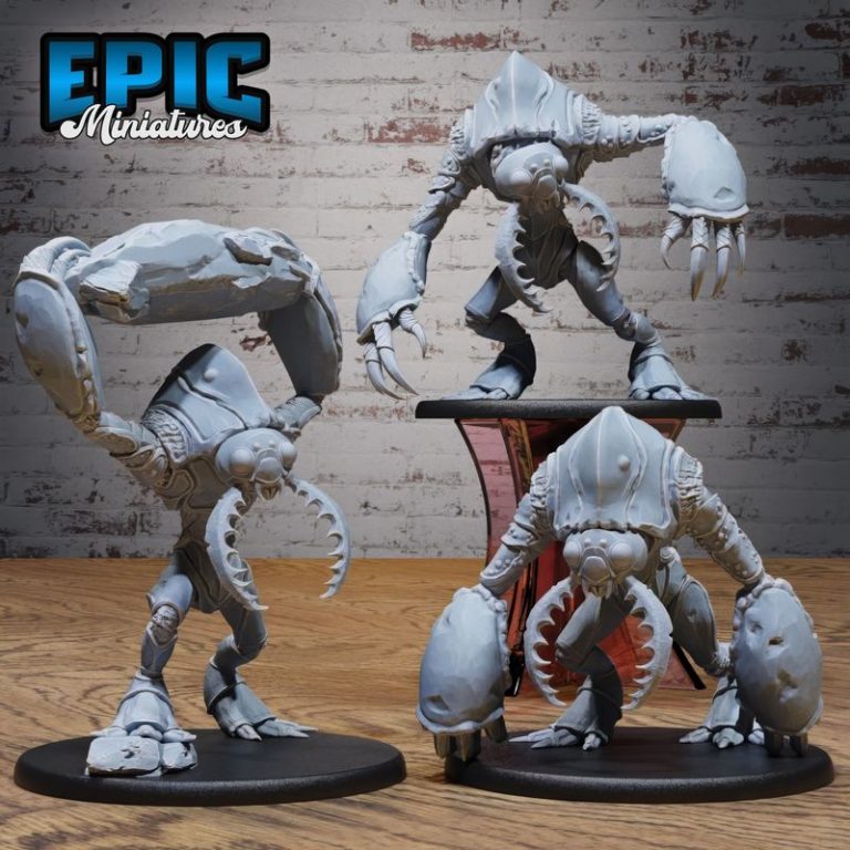 史诗迷你模型：野蛮盗贼与劫匪遭遇场景——3D打印可玩角色套装|Epic Miniatures – Wild Bandits Set – Bandit and Raider Encounter – Savage NPC Collection – 3D Print Model