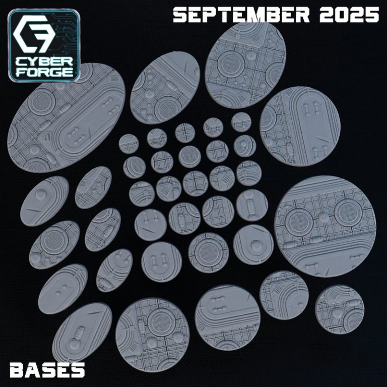 铁血之战 3D打印迷你模型|Cyber Forge Miniatures – September 2025 – Iron Blood – 3D Print Model