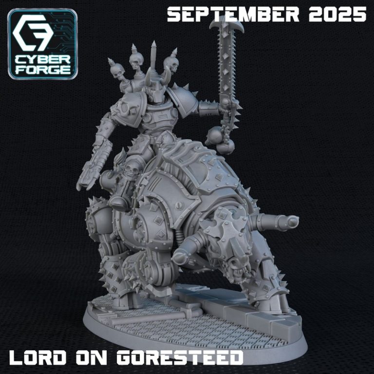 铁血之战 3D打印迷你模型|Cyber Forge Miniatures – September 2025 – Iron Blood – 3D Print Model