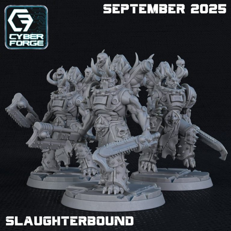 铁血之战 3D打印迷你模型|Cyber Forge Miniatures – September 2025 – Iron Blood – 3D Print Model