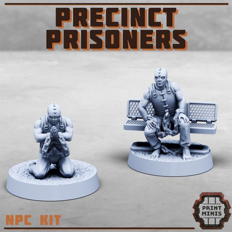 Print Minis – September 2025 – 3D打印模型：动漫游戏角色迷你模型集|Print Minis – September 2025 – 3D Print Model