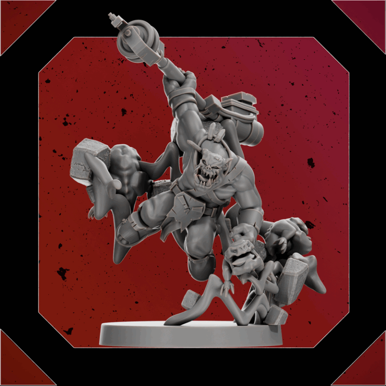 Orks联手强盛 2024年8月 3D打印模型|Orks Together Strong August 2024 – 3D Print Model