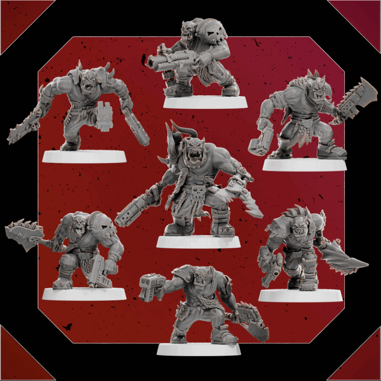 Orks联手强盛 2024年8月 3D打印模型|Orks Together Strong August 2024 – 3D Print Model