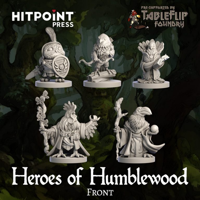 Humblewood 3D打印迷你模型套装|Humblewood Full Miniature Bundle – 3D Print Model