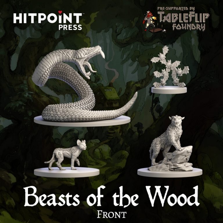 Humblewood 3D打印迷你模型套装|Humblewood Full Miniature Bundle – 3D Print Model
