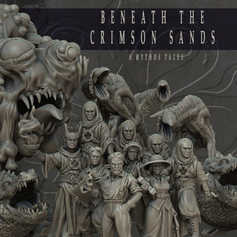 赤沙之下——3D打印模型|Beneath the Crimson Sands – 3D Print Model