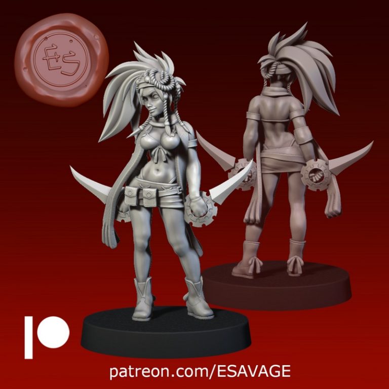 Ethan Savage Studios – 2025年9月新品：动漫游戏角色3D打印模型集|Ethan Savage Studios – September 2025 – 3D Print Model