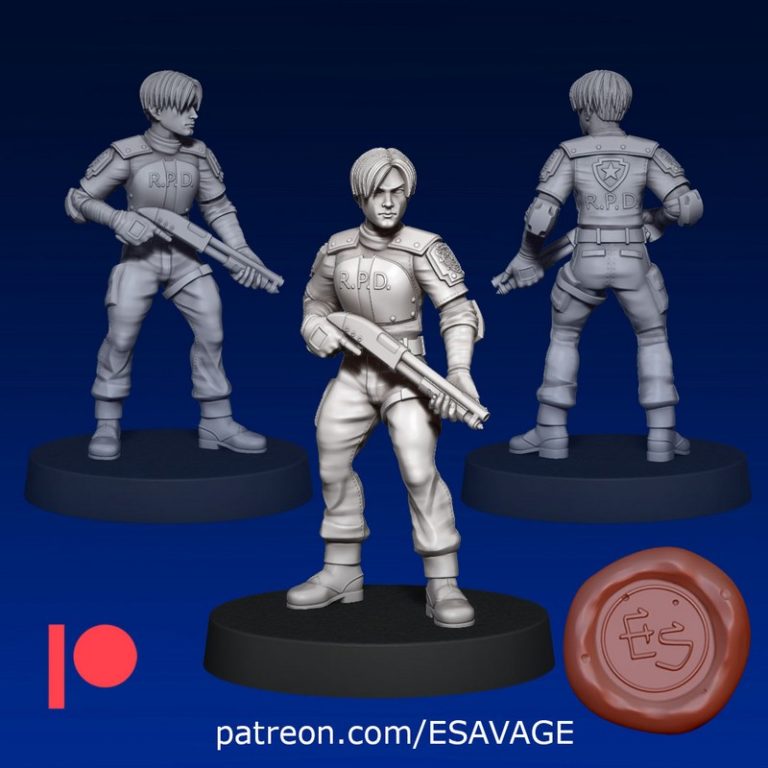 Ethan Savage Studios – 2025年9月新品：动漫游戏角色3D打印模型集|Ethan Savage Studios – September 2025 – 3D Print Model