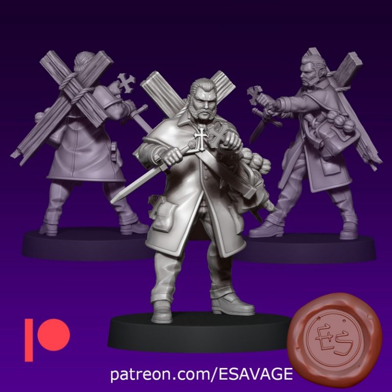 Ethan Savage Studios – 2025年9月新品：动漫游戏角色3D打印模型集|Ethan Savage Studios – September 2025 – 3D Print Model