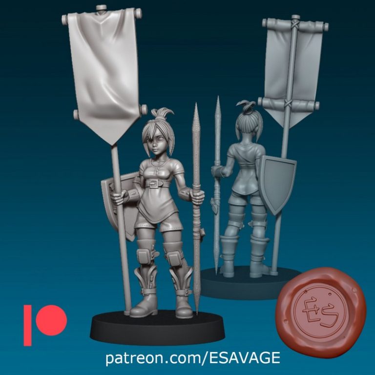 Ethan Savage Studios – 2025年十月新品：动漫游戏角色3D打印模型|Ethan Savage Studios – October 2025 – 3D Print Model