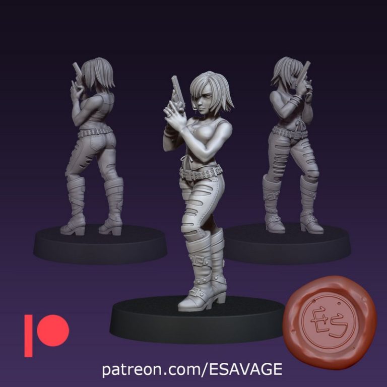 Ethan Savage Studios – 2025年十月新品：动漫游戏角色3D打印模型|Ethan Savage Studios – October 2025 – 3D Print Model