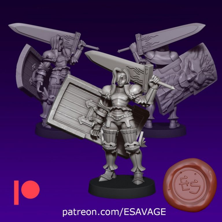 Ethan Savage Studios – 2025年十月新品：动漫游戏角色3D打印模型|Ethan Savage Studios – October 2025 – 3D Print Model