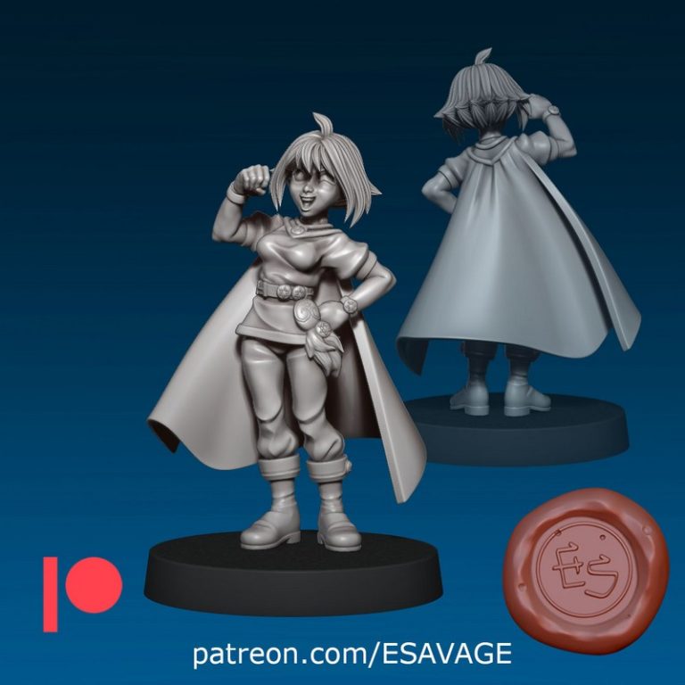 Ethan Savage Studios – 2025年十月新品：动漫游戏角色3D打印模型|Ethan Savage Studios – October 2025 – 3D Print Model