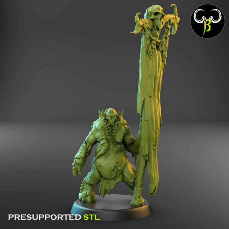 泥塑奇想·蠕虫邪灵·3D打印模型|Clay Beast Creations – Maggot Fiends – 3D Print Model
