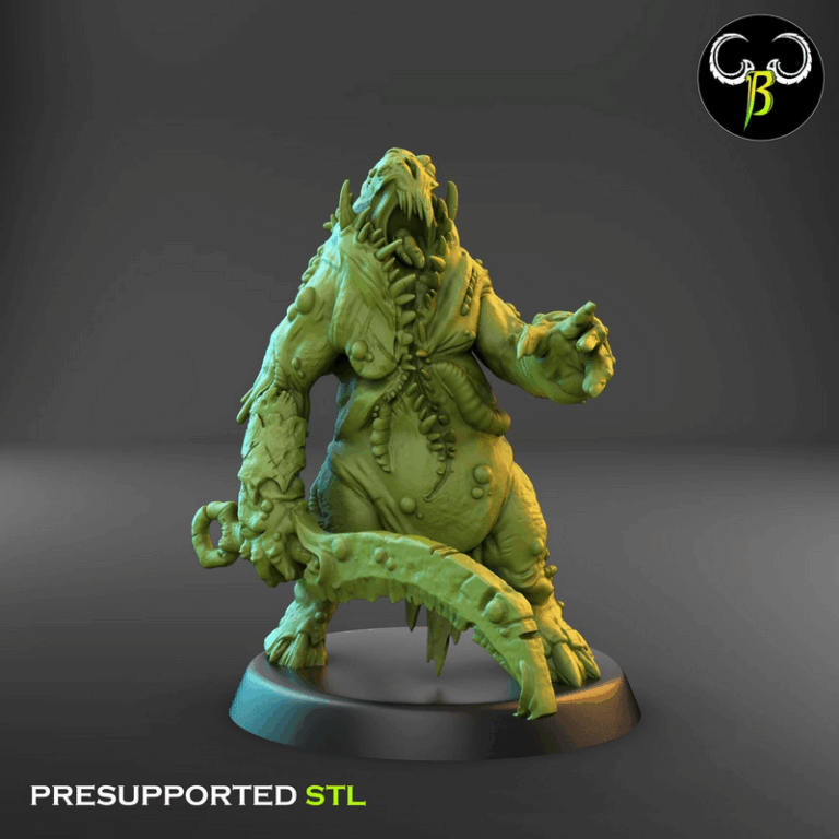 泥塑奇想·蠕虫邪灵·3D打印模型|Clay Beast Creations – Maggot Fiends – 3D Print Model