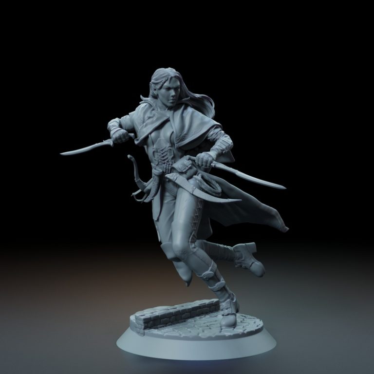 Claymore迷你模型——夜之狩猎套装 3D打印版|Claymore Miniatures – Night of the Hunt – Bundle – 3D Print Model