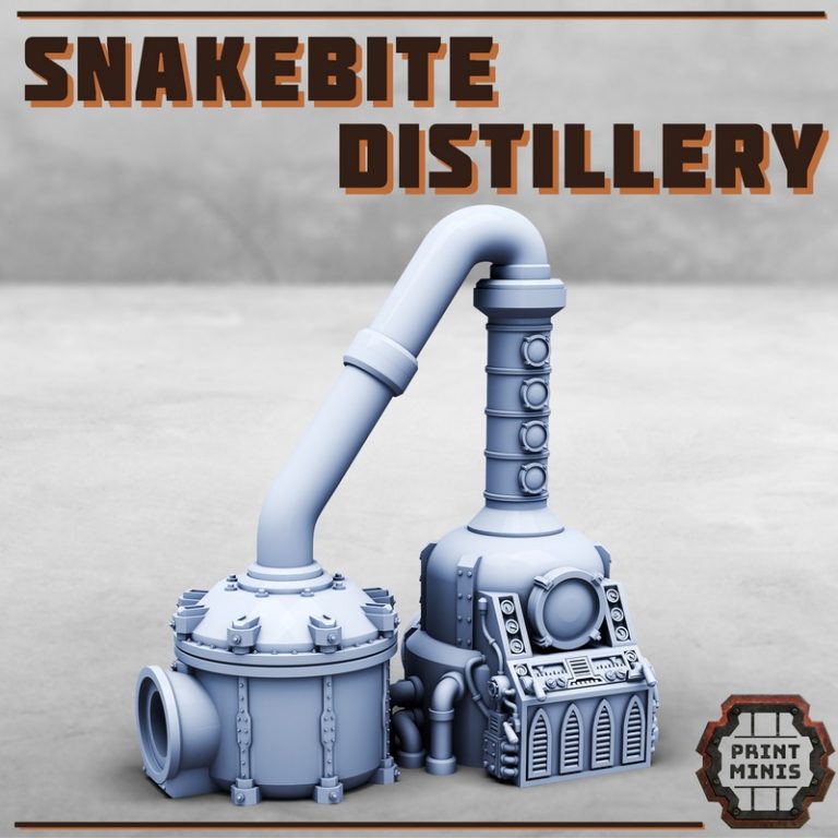 工业病害 - Print Minis 2024 3D打印模型集|Print Minis – May 2024 – Industrial Disease – 3D Print Model