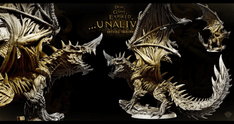 迷你怪物乱斗——死寂、消失、过期无生 3D打印模型|Mini Monster Mayhem – Dead, Gone, Expired Unalive 2 – 3D Print Model