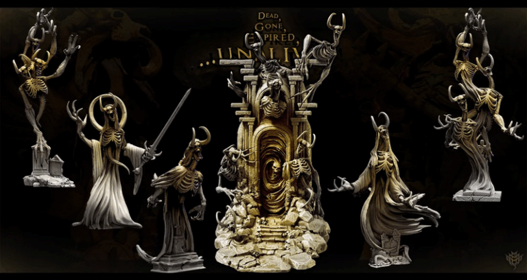 迷你怪物乱斗——死寂、消失、过期无生 3D打印模型|Mini Monster Mayhem – Dead, Gone, Expired Unalive 2 – 3D Print Model