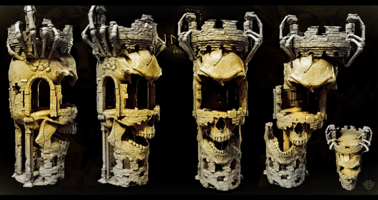 迷你怪物乱斗——死寂、消失、过期无生 3D打印模型|Mini Monster Mayhem – Dead, Gone, Expired Unalive 2 – 3D Print Model