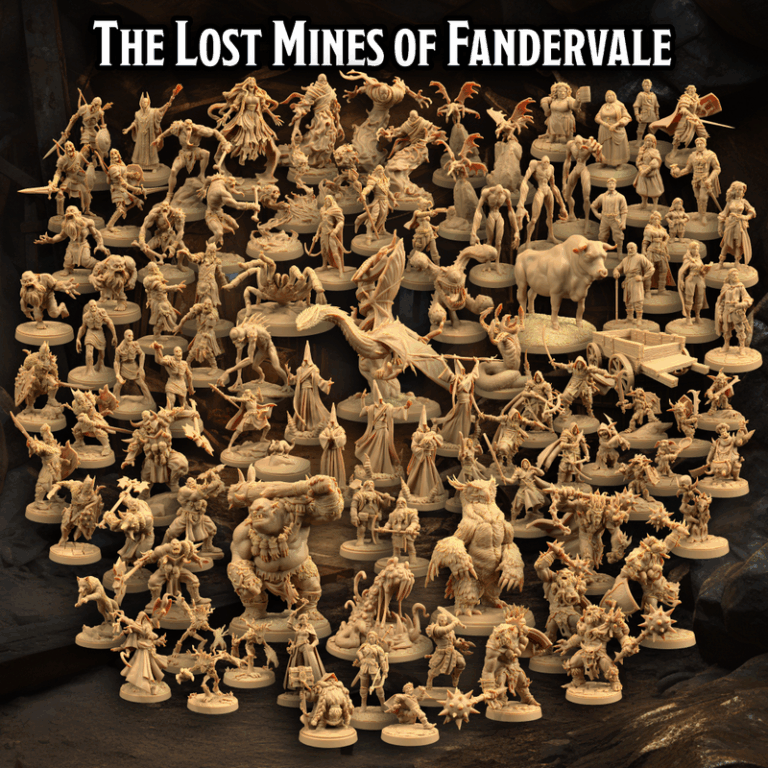 Dungeon Classics – The Lost Mines of Fandervale – 3D Print Model