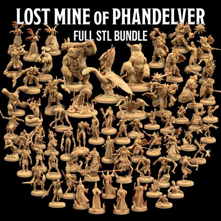 Dungeon Classics – The Lost Mines of Fandervale – 3D Print Model
