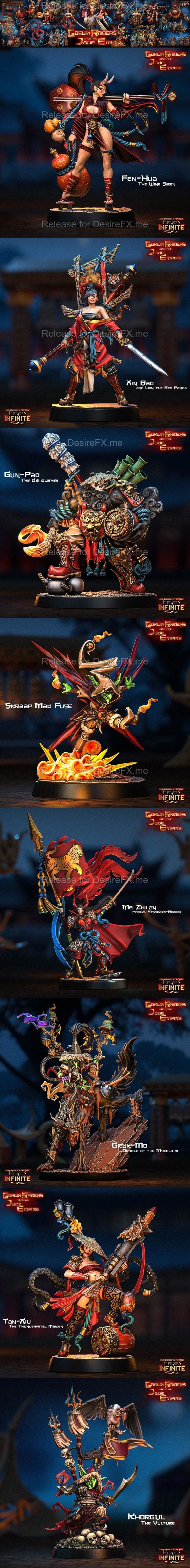 英雄无限——玉境篇· Goblin Raiders 3D打印模型|Heroes Infinite – Goblin Raiders Upon the Jade Empire – September 2025 – 3D Print Model STL