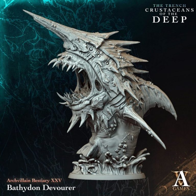 Archvillain Games《深海甲壳生物》3D打印模型礼包|Archvillain Games – The Trench – Crustaceans of the Deep – Bundle – 3D Print Model
