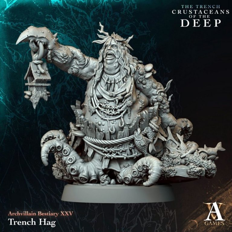 Archvillain Games《深海甲壳生物》3D打印模型礼包|Archvillain Games – The Trench – Crustaceans of the Deep – Bundle – 3D Print Model