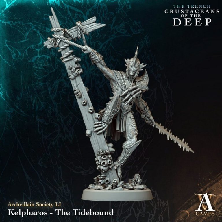 Archvillain Games《深海甲壳生物》3D打印模型礼包|Archvillain Games – The Trench – Crustaceans of the Deep – Bundle – 3D Print Model