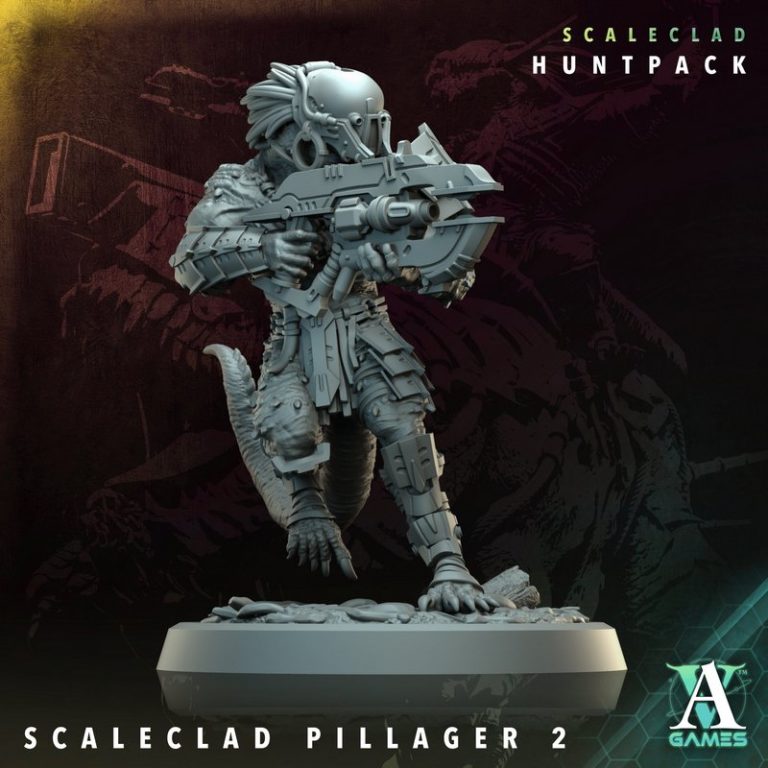 Archvillain Games《Scaleclad Huntpack》3D打印模型套装|Archvillain Games – Scaleclad Huntpack – Bundle – 3D Print Model
