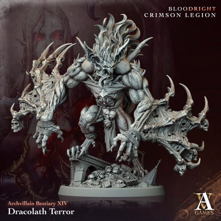 血色权利 帝皇军团 3D打印模型|Archvillain Games – Bloodright – Crimson Legion – Bundle – 3D Print Model