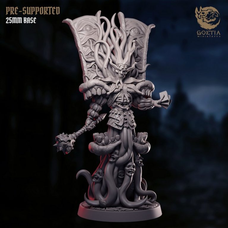 Goetia迷你模型：恐怖 ensemble 集合 3D打印作品|Goetia Miniatures – Ensemble of Horrors – 3D Print Model