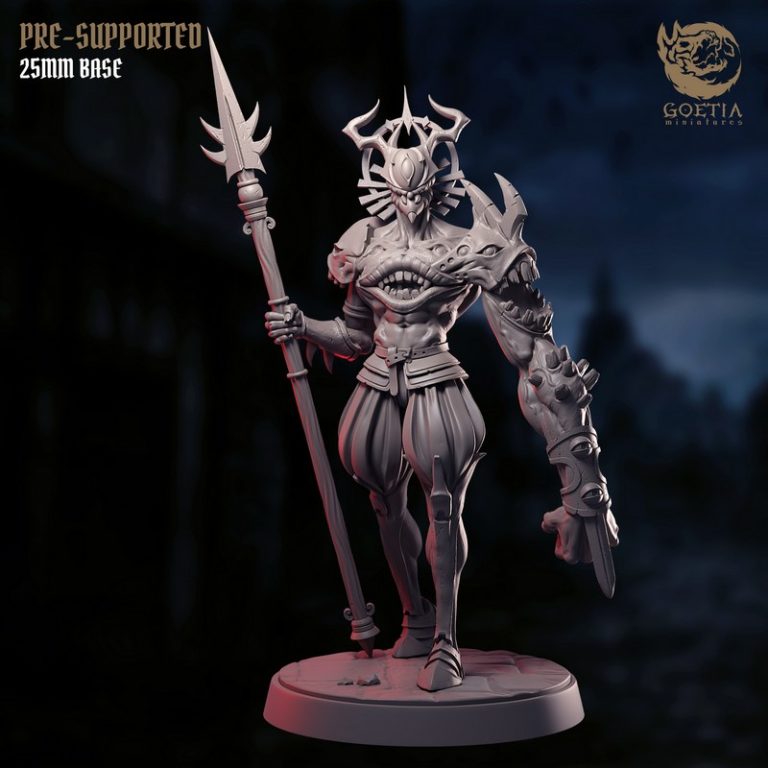 Goetia迷你模型：恐怖 ensemble 集合 3D打印作品|Goetia Miniatures – Ensemble of Horrors – 3D Print Model