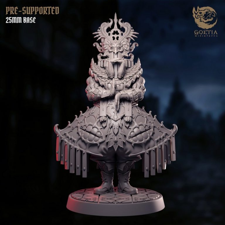Goetia迷你模型：恐怖 ensemble 集合 3D打印作品|Goetia Miniatures – Ensemble of Horrors – 3D Print Model