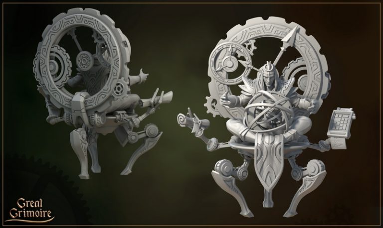 破碎之城下的魔法典籍——3D打印模型|Great Grimoire – Beneath the Splintered City – 3D Print Model