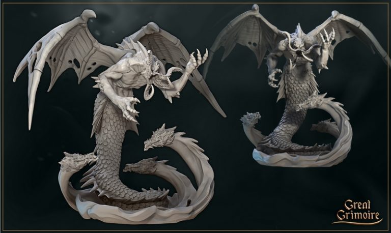 破碎之城下的魔法典籍——3D打印模型|Great Grimoire – Beneath the Splintered City – 3D Print Model